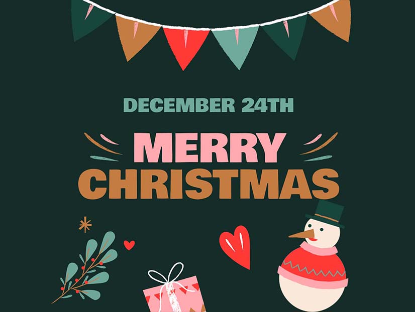 Christmas Social Media Banner Free PSD Template Design